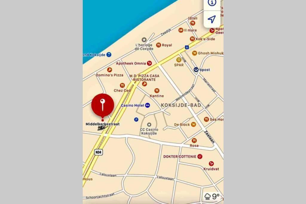 Zonnige Studio Mermoz Koksijde-Bad 外观 照片